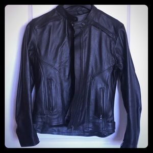 River Road Leather Motorcycle Jacket